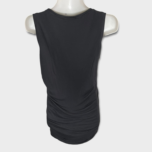 CAbi Gray Ruched Bodycon Tank Dress, Tunic Top #586 - Picture 2 of 9